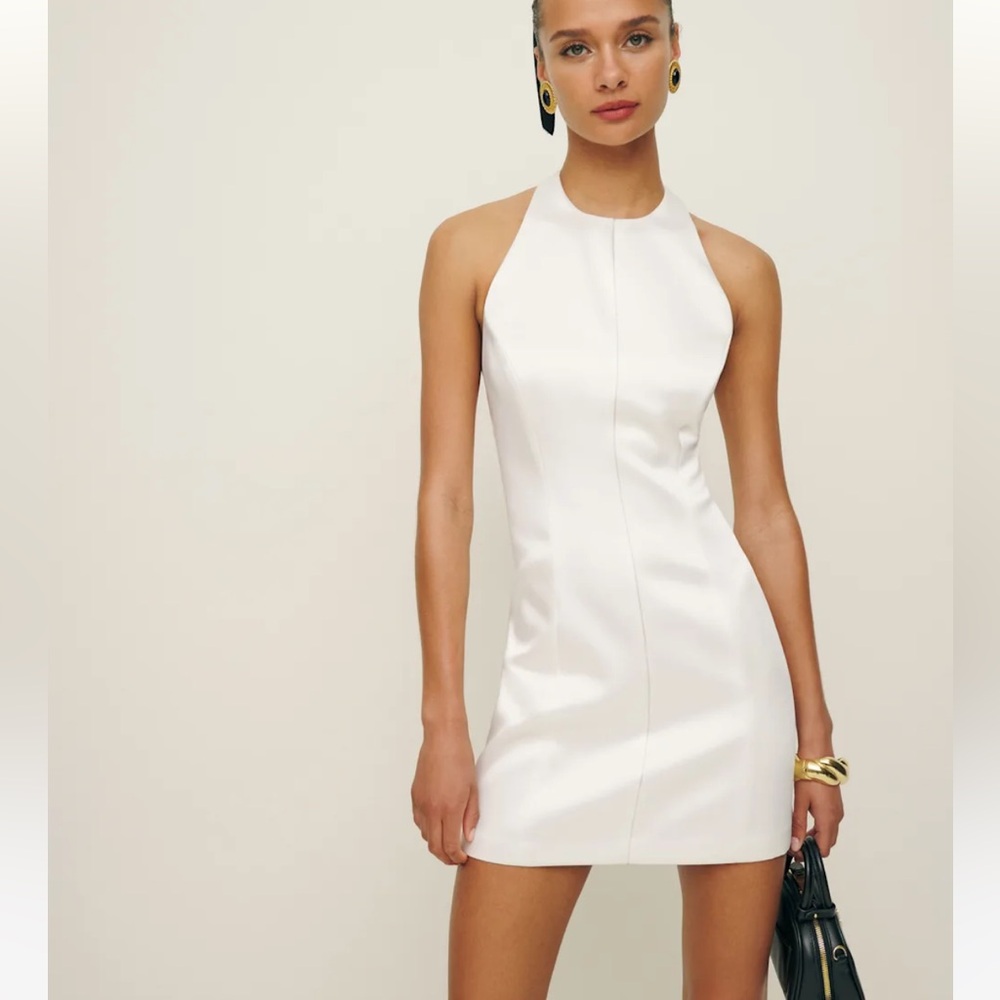 Reformation Anakin Satin Dress